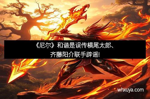 《尼尔》和谐是误传横尾太郎、齐藤阳介联手辟谣!